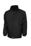UC605 Premium Reversible Fleece Jacket Black colour image